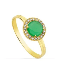 Sortija De Oro Amarillo De 18k PM-20719-2-VE