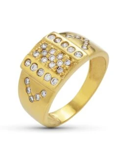 Sortija De Oro Amarillo De 18k PM-12862