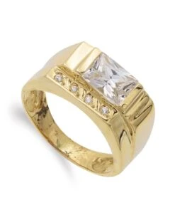 Sortija De Oro Amarillo De 18k PM-12814-OA