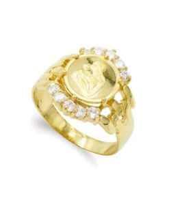 Sortija De Oro Amarillo De 18k PM-7733-2