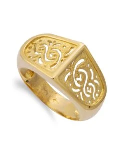 Sortija De Oro Amarillo De 18k PM-14202