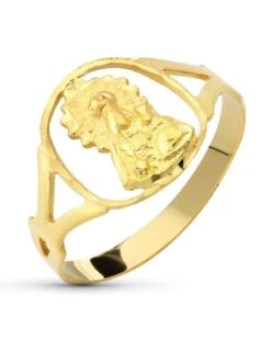 Sortija De Oro Amarillo De 18k PM-14120