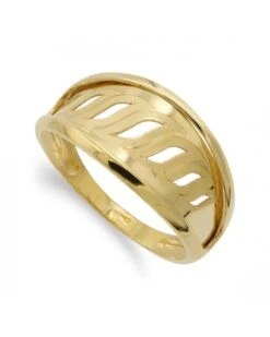 Sortija De Oro Amarillo De 18k PM-14654