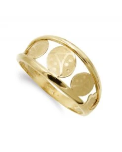 Sortija De Oro Amarillo De 18k PM-14545