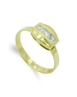 Sortija De Oro Amarillo De 18k PM-7598-2