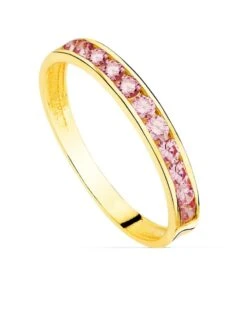 Sortija De Oro Amarillo De 18k PM-12570-RS