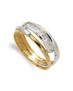 Sortija De Oro Amarillo De 9k PM-9K14415