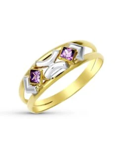 Sortija De Oro Amarillo De 9k PM-9K14976-AT