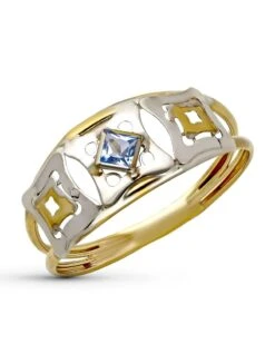 Sortija De Oro Amarillo De 9k PM-9K14988-AM