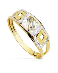 Sortija De Oro Amarillo De 9k PM-9K14989-AM