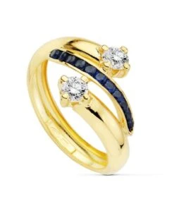 Sortija De Oro Amarillo De 9k PM-9K19443-AZ