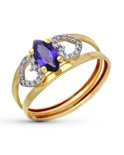 Sortija De Oro Amarillo De 9k PM-9K19606-AZ