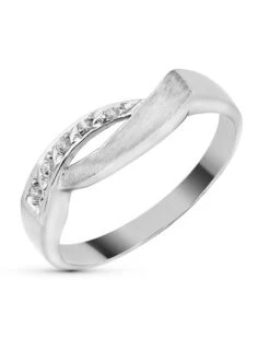 Sortija De Oro Blanco De 18k PM-20265-2