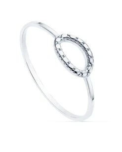 Sortija De Oro Blanco De 18k PM-19522-OB