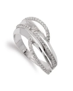 Sortija De Oro Blanco De 18k PM-14917