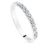 Sortija De Oro Blanco De 18k PM-20238-2 -FALOMIR Tienda de ventas sortija de oro blanco de 18k pm 14859