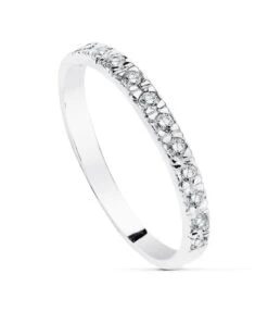 Sortija De Oro Blanco De 18k PM-20238-2
