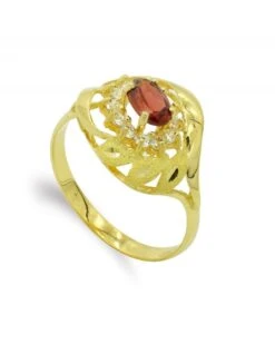 Sortija De Oro Blanco Y Amarillo De 18k PM-7211-2