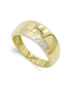 Sortija De Oro Blanco Y Amarillo De 18k PM-7639-2