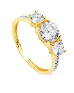 Sortija De Oro De 18 Kilates PM-19501-OA