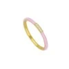 THIN PINK RING IN SILVER VES-A941PIDO -FALOMIR Tienda de ventas thin pink ring in gold